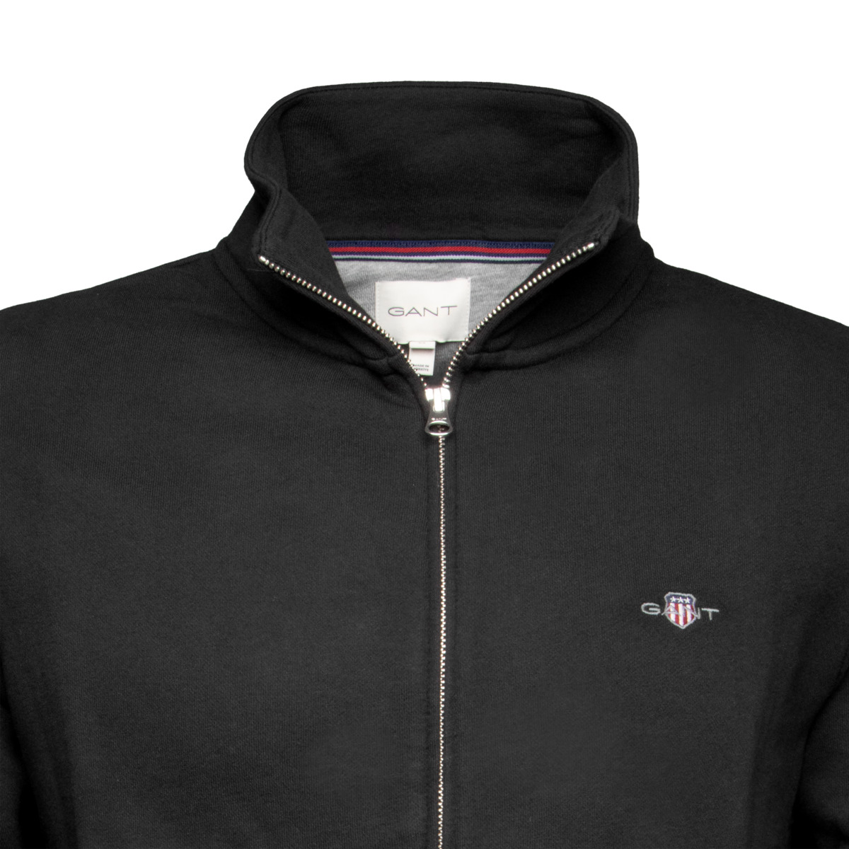GANT Reg Shield Full Zip Sweatjacke schwarz