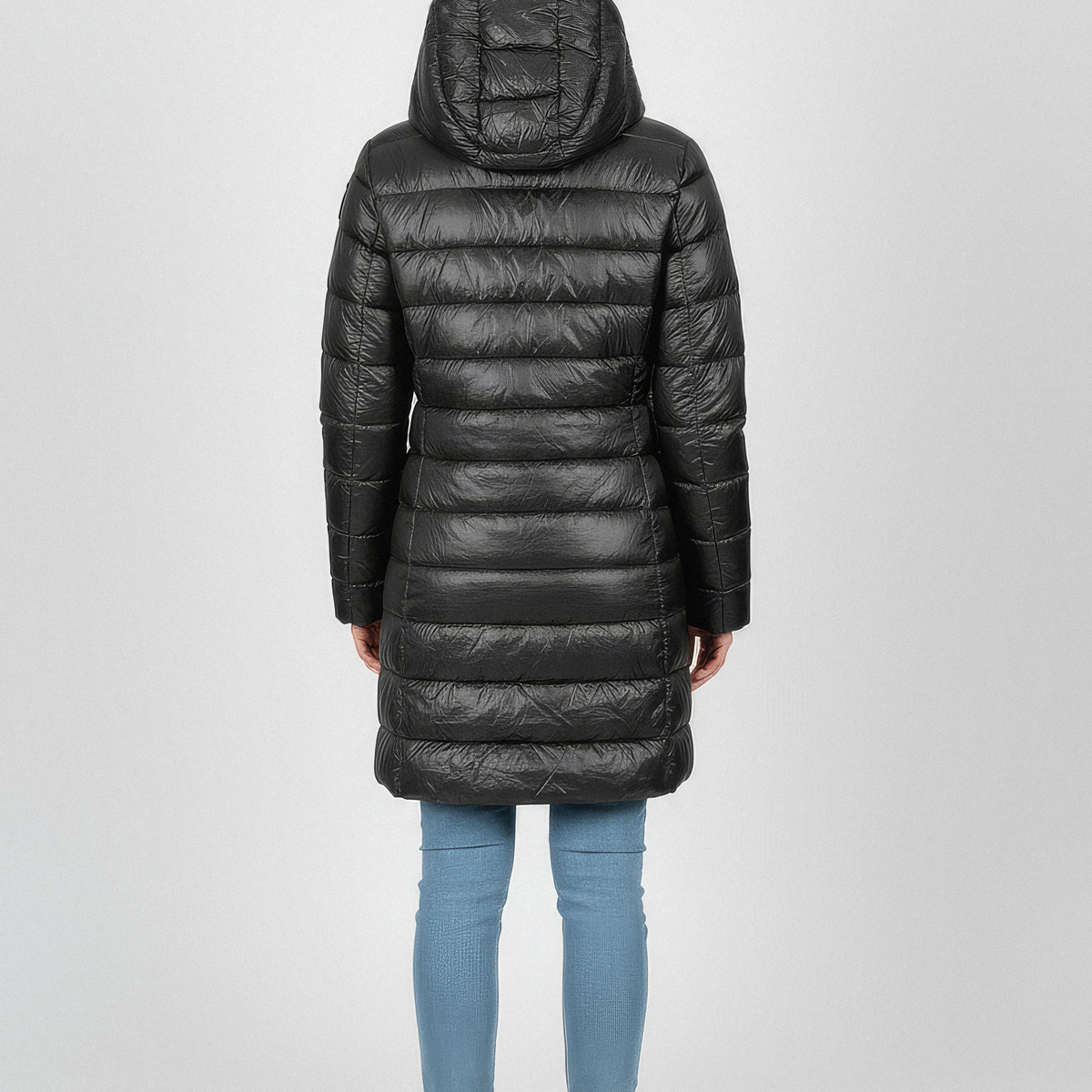 Blauer Adelaide Steppjacke dunkelgrau