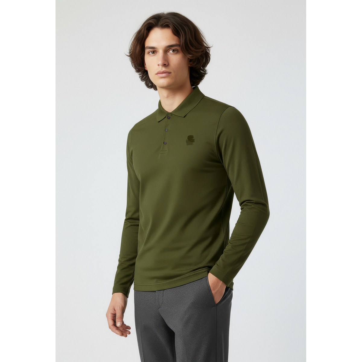 KARL LAGERFELD 745000 Poloshirt dunkelgruen