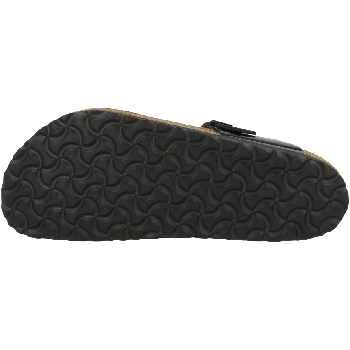 Birkenstock Gizeh Birko-Flor Lack Sandale normal schwarz