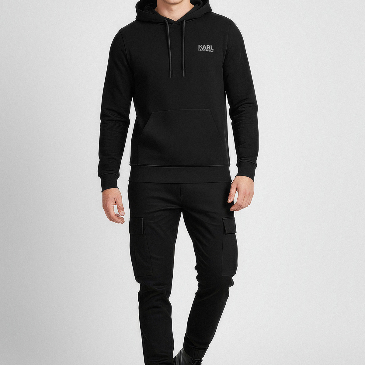 KARL LAGERFELD 705092 Hoodie schwarz