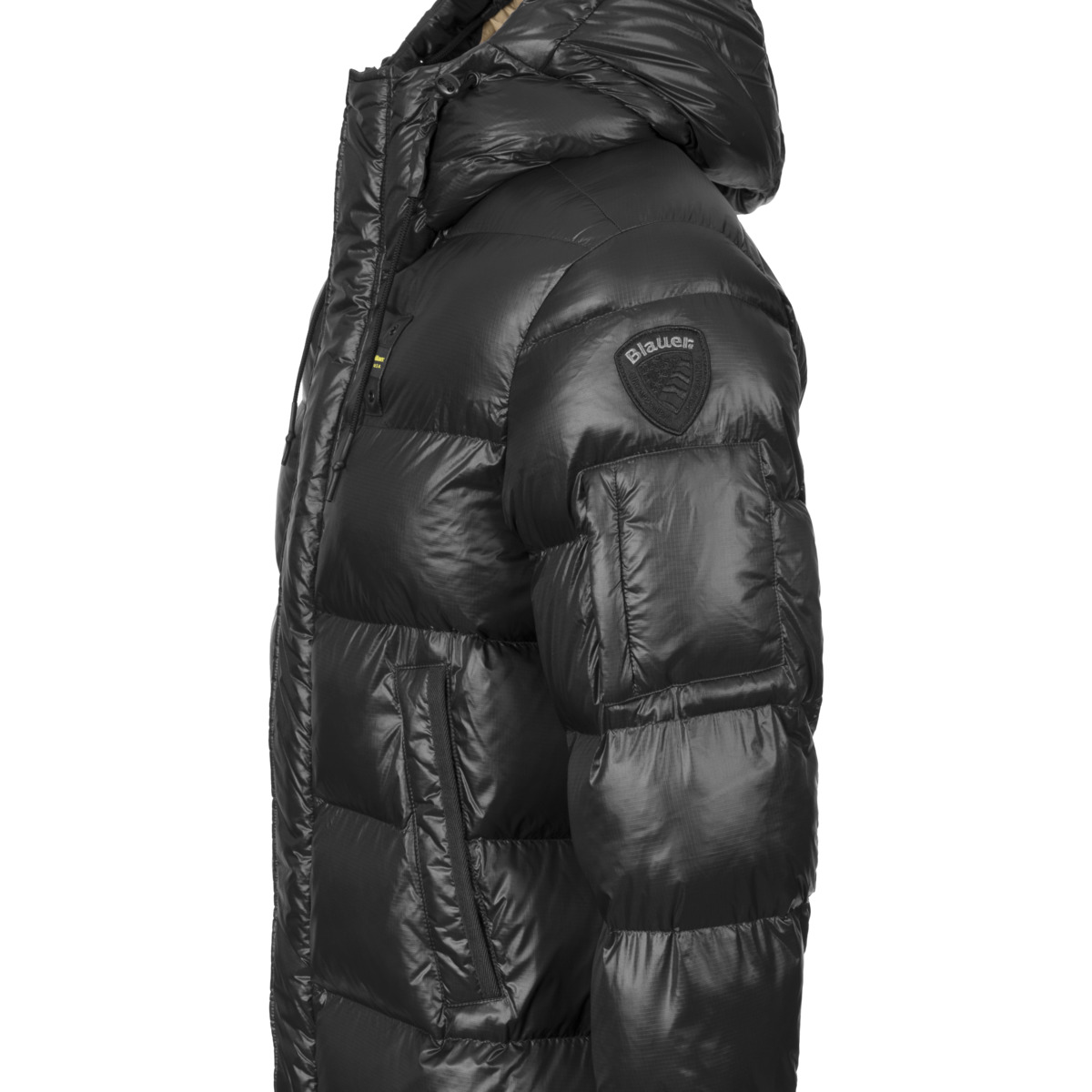 Blauer Aldrich Steppjacke schwarz