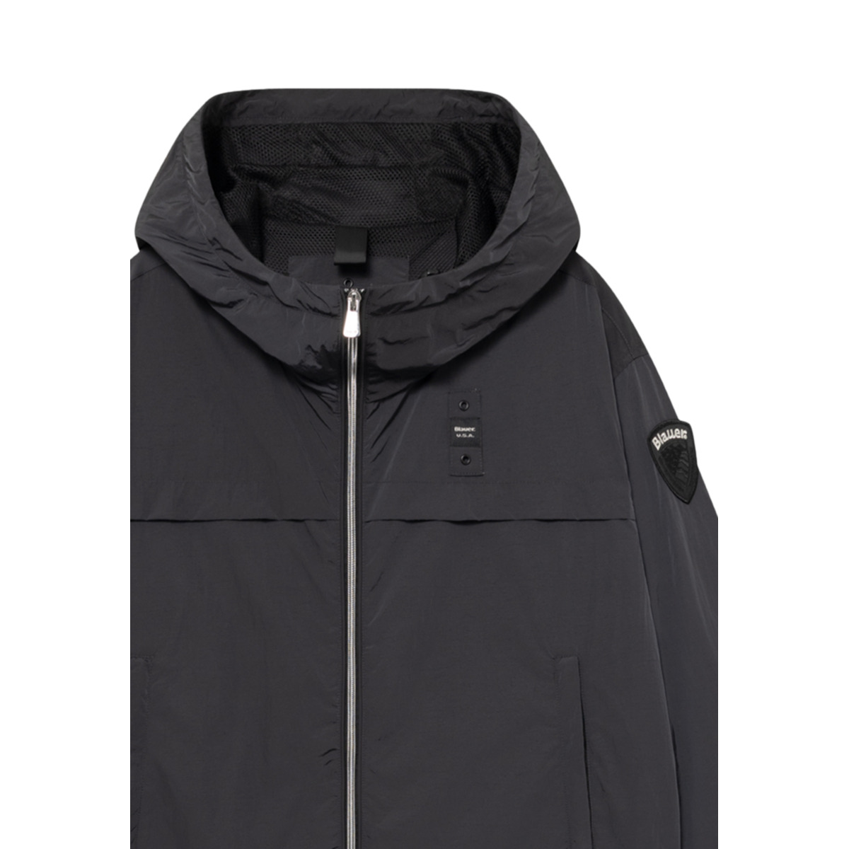 Blauer Burrage Übergangsjacke schwarz