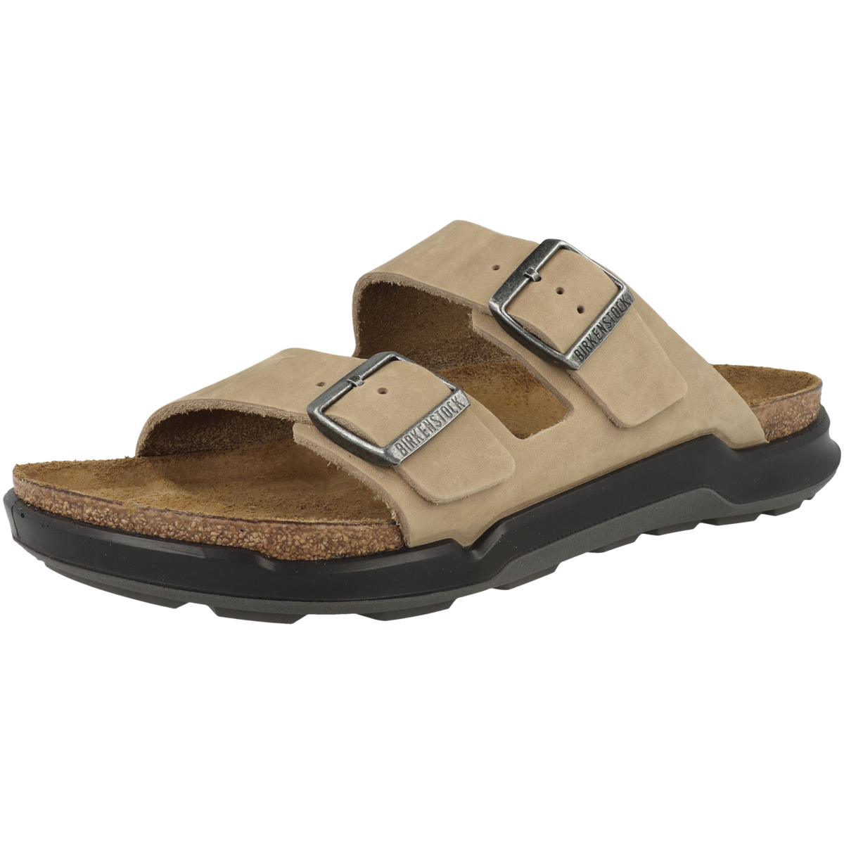 Birkenstock Arizona CT geöltes Nubukleder Sandale normal braun