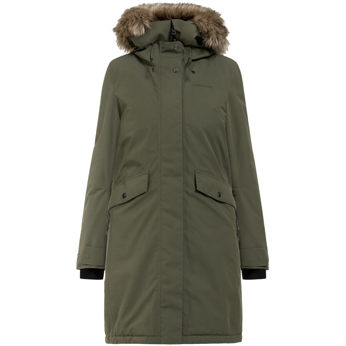 Didriksons Erika WNS Parka 3 Parka dunkelgruen
