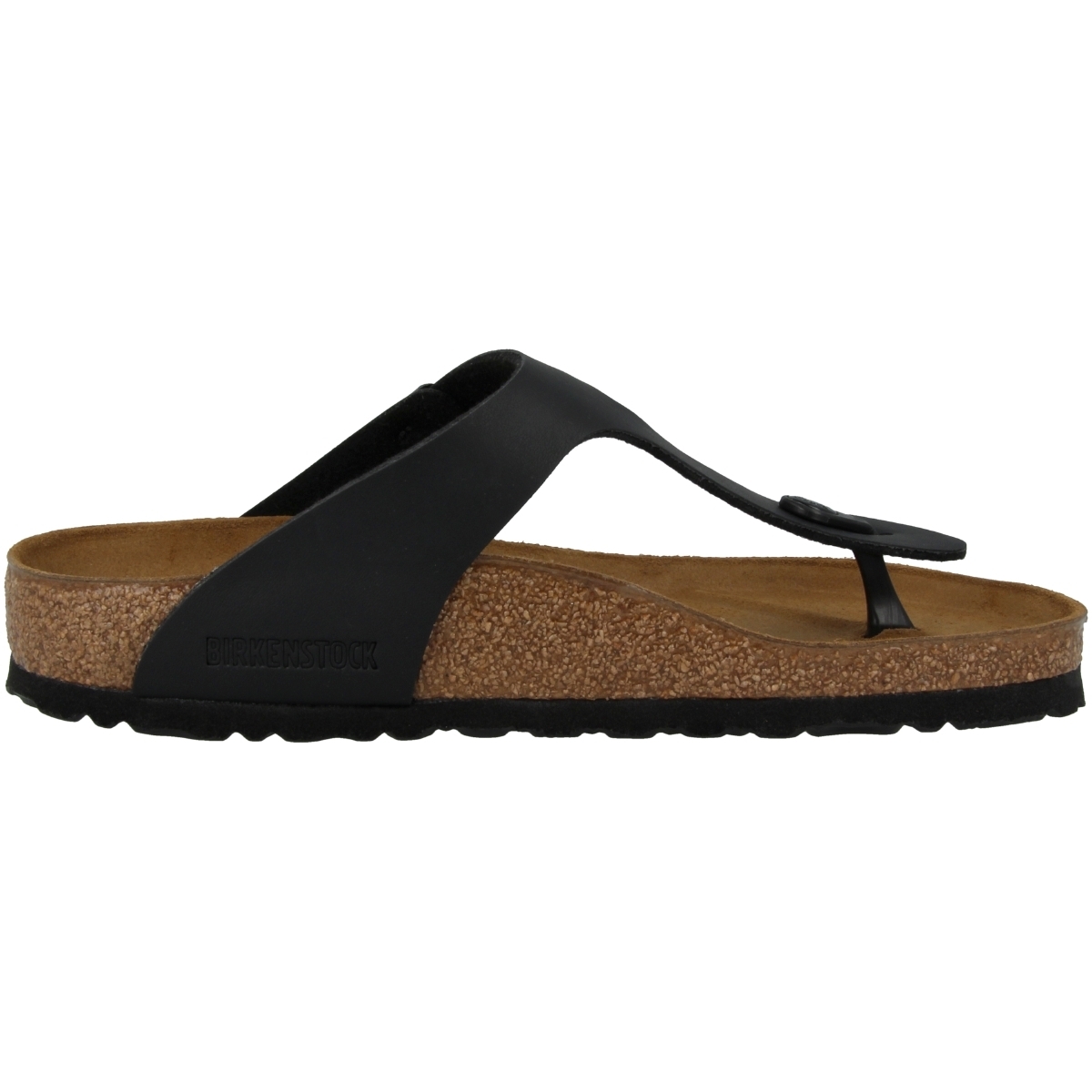 Birkenstock Gizeh Birko-Flor Sandale normal schwarz