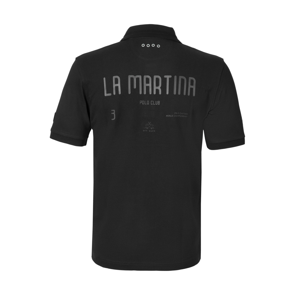 La Martina MCP321 Poloshirt schwarz