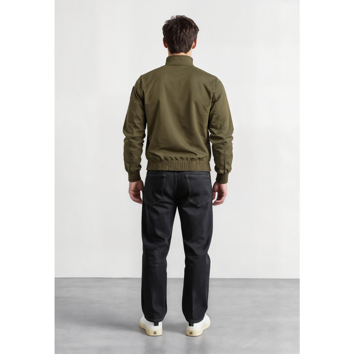 Blauer Alwin Übergangsjacke dunkelgruen