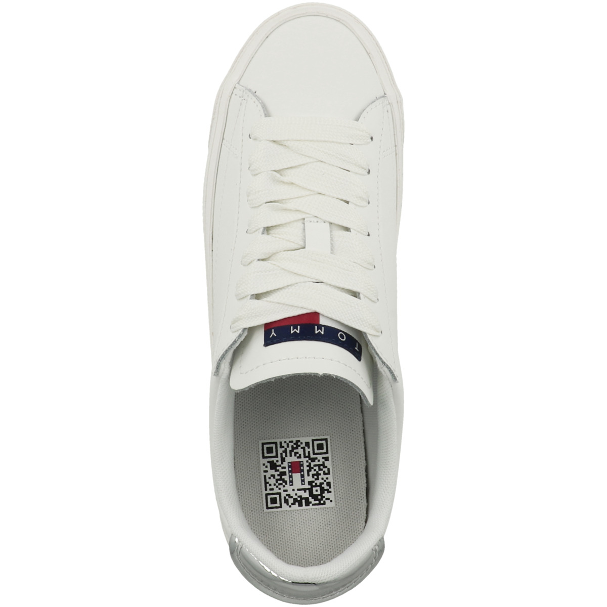 Tommy Hilfiger Tommy Jeans Vulcanized Leather Plat LC Sneaker creme