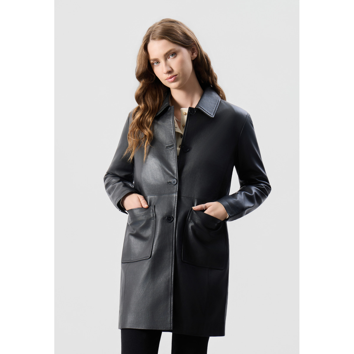 Bolongaro Trevor Jenny Mac Lederjacke schwarz