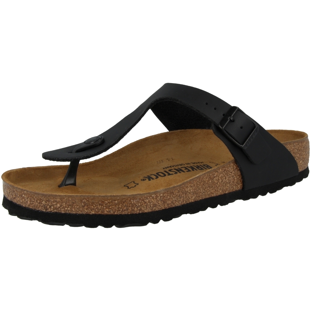 Birkenstock Gizeh Birko-Flor Sandale normal schwarz