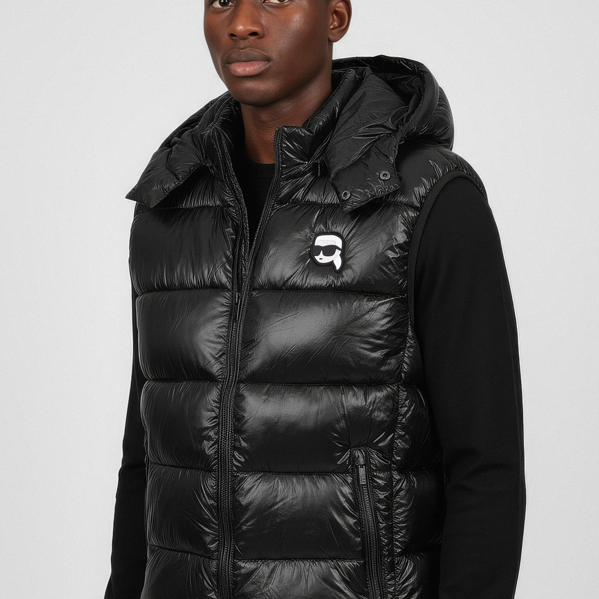 KARL LAGERFELD 505023 Weste schwarz