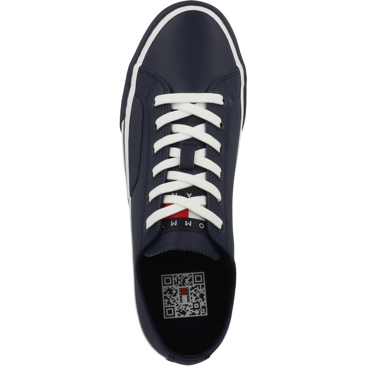 Tommy Hilfiger Tommy Jeans Mens Leather Vulc Sneaker blau