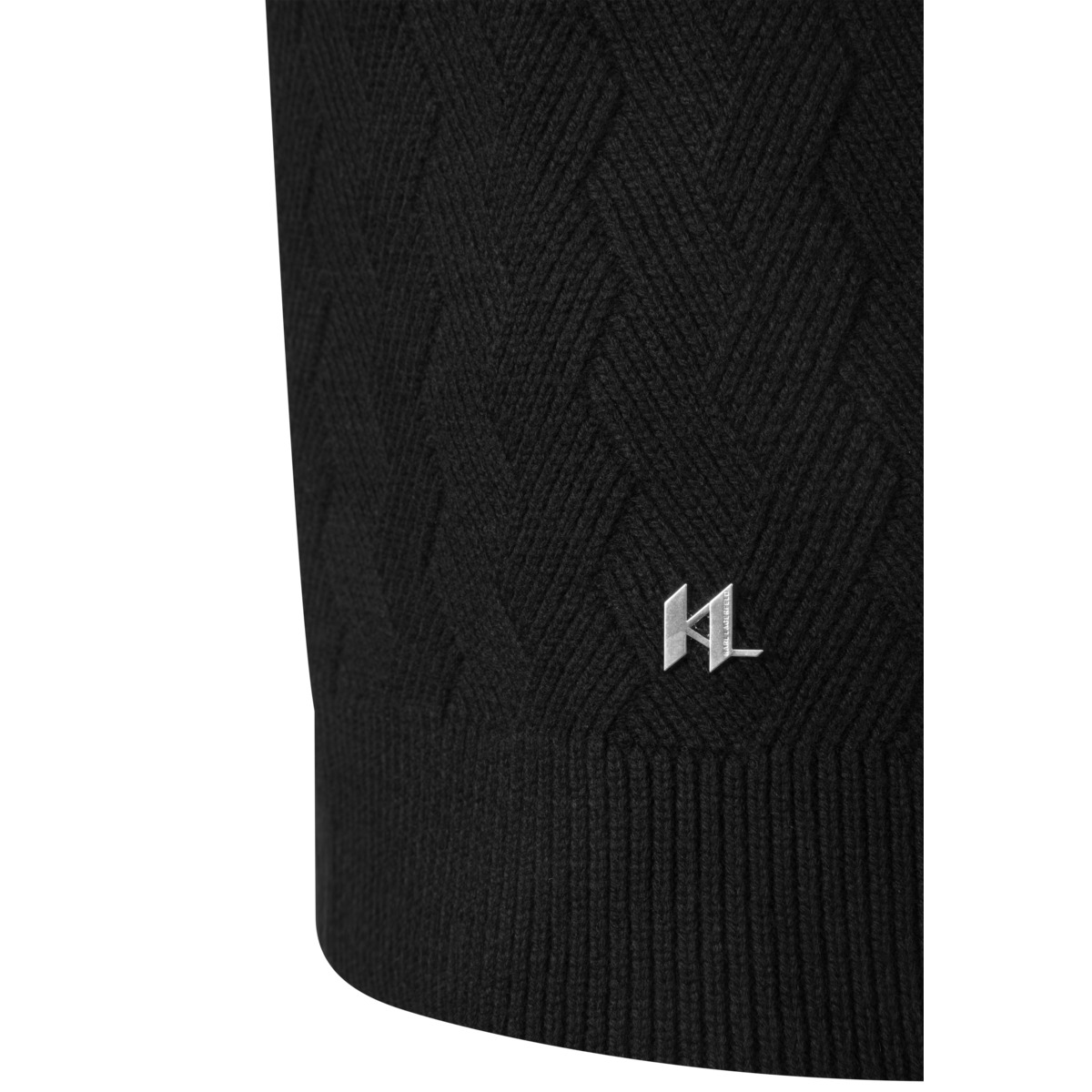 KARL LAGERFELD 655029 Strickjacke schwarz